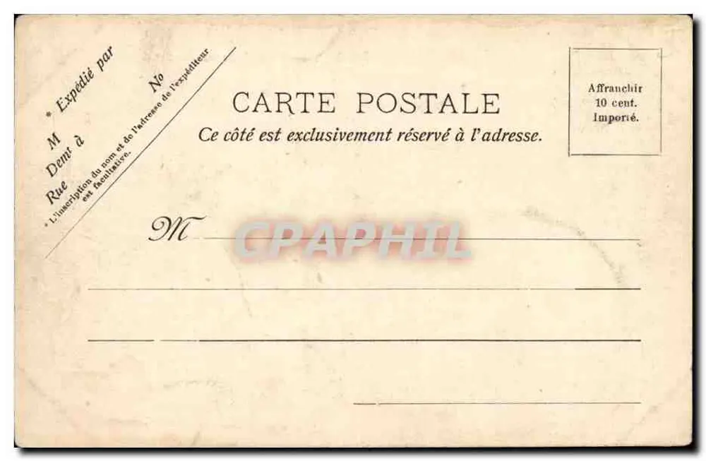 Luchon — Catedral de São Bertrand — V.P. Paris No 14 - Verso