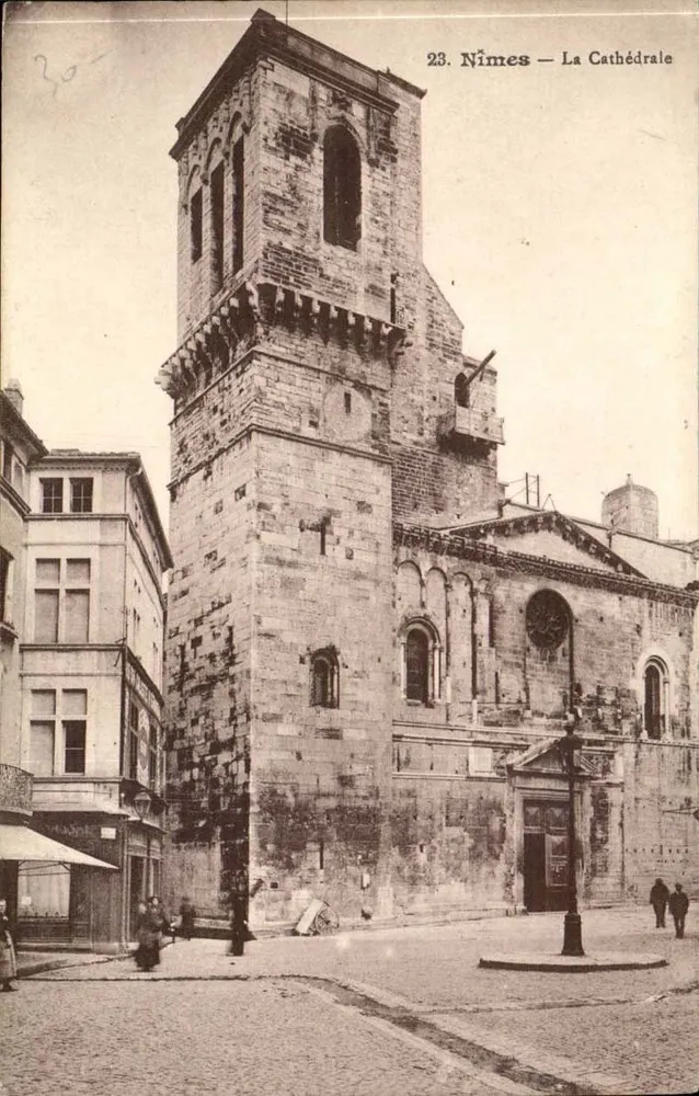 Nîmes — A Catedral — P. L. Nîmes, n°23 - Frente