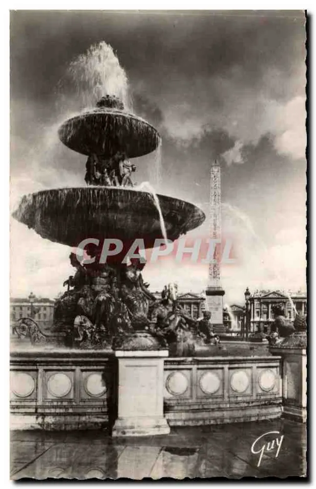 Place de la Concorde — Fontaine de la Concorde — editor Guy, n°338 - Frente