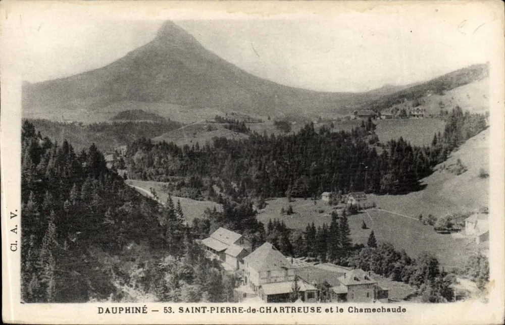 Saint-Pierre-de-Chartreuse y el Chamechaude — Dauphiné — CI.A.V. n°53 - Anverso