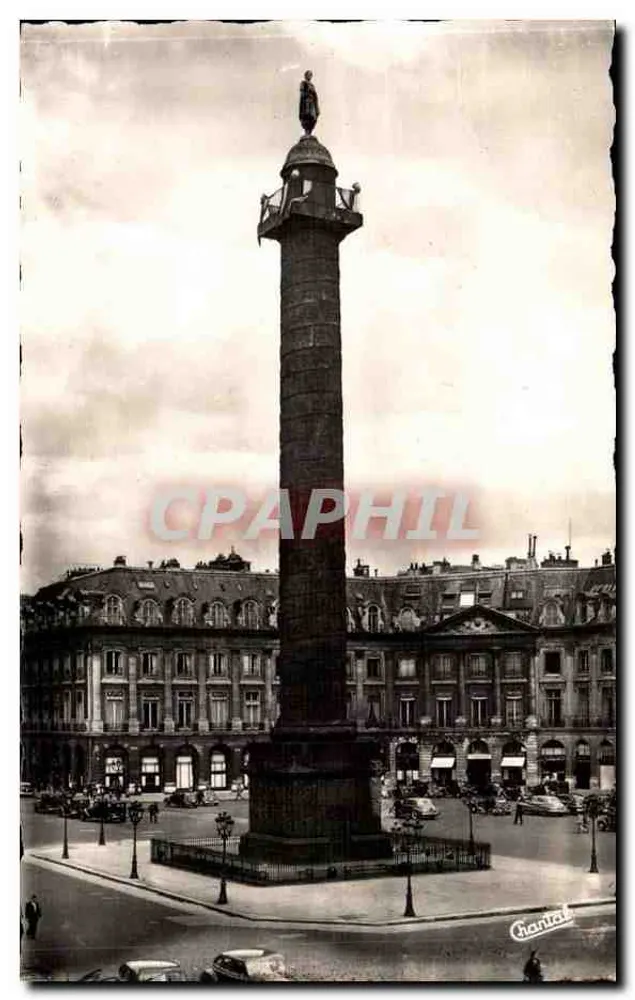 A Coluna Vendôme — Paris — Edições Chantal - Frente