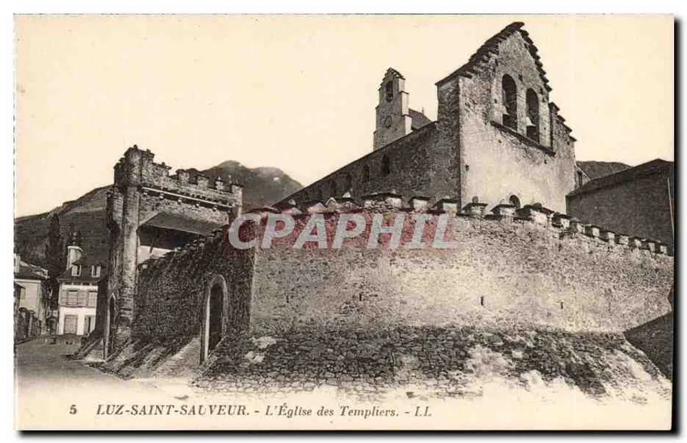 Luz-Saint-Sauveur — A Igreja dos Templários — LL - Frente