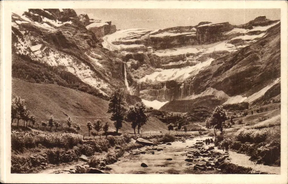 O Circo e o Gave - Gavarnie — Edição fotográfica Quinault - Lourdes, n° 223 bis - Frente