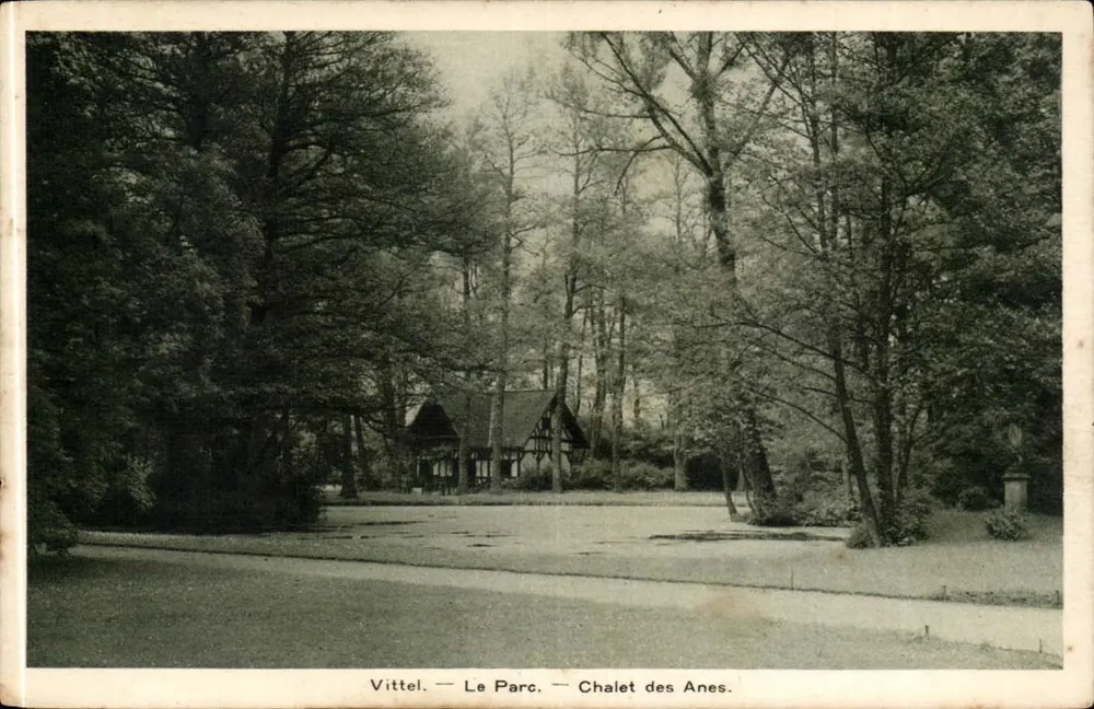 Vittet — O Parque — Chalet dos Burros — Impresso pela Platingravure, Montrouge - Frente