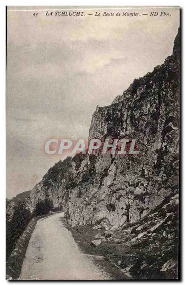 La Schlucht — A Estrada de Munster — ND Pbot. - Frente