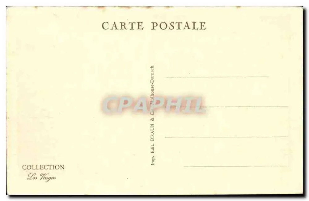 Tal der Seen Retournemer und Longemer — Sammlung Les Vosges — n° 1235 - Rückseite