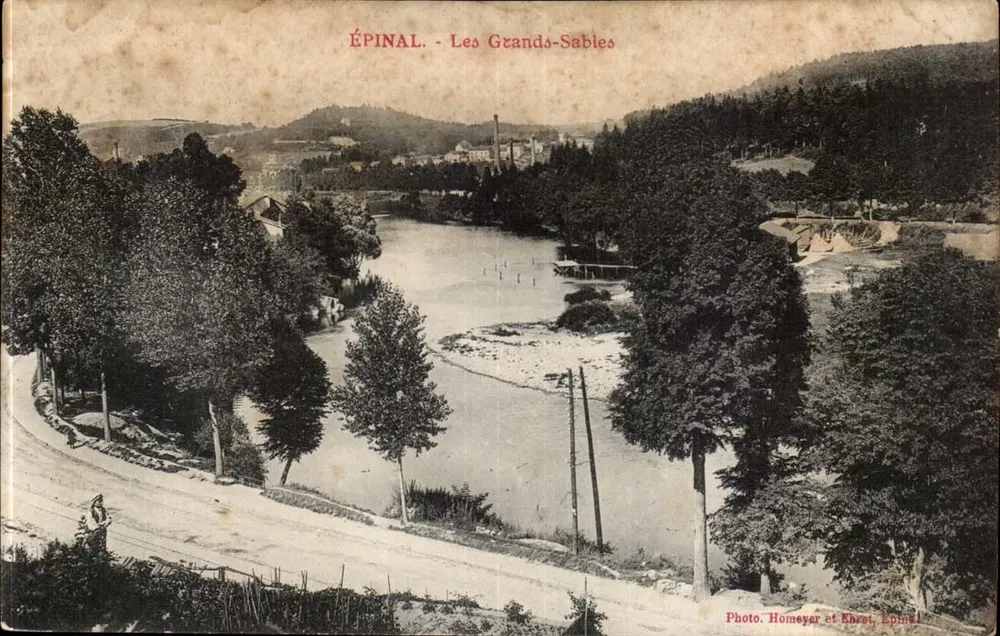 ÉPINAL - Os Grandes Areias — Foto. Homeyer et Envoi, Épinal - Frente