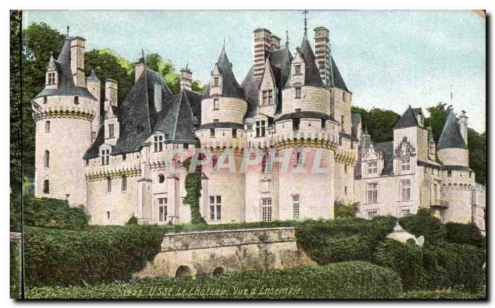 Ussé - O Castelo - Vista Geral — editor não visível - Frente