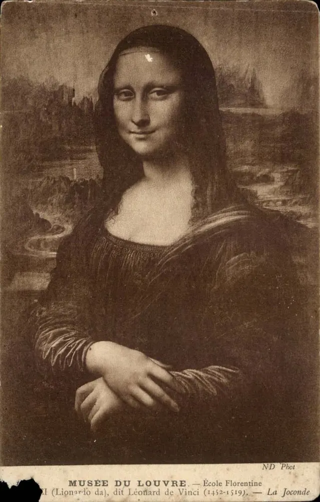 Die Mona Lisa — Louvre-Museum — ND Phot - Vorderseite