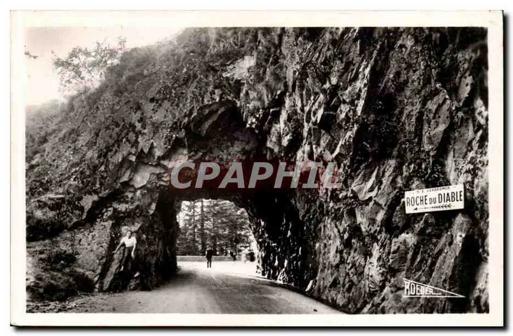 Gérardmer - A Roche du Diable — Éditions V. Roeder, Nancy - Frente