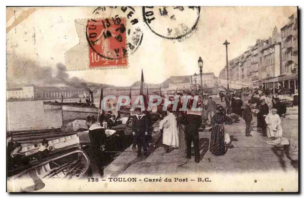 Toulon — Carré du Port — B.C. — n°128 - Frente