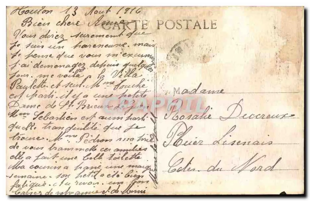 Toulon — Carré du Port — B.C. — n°128 - Verso