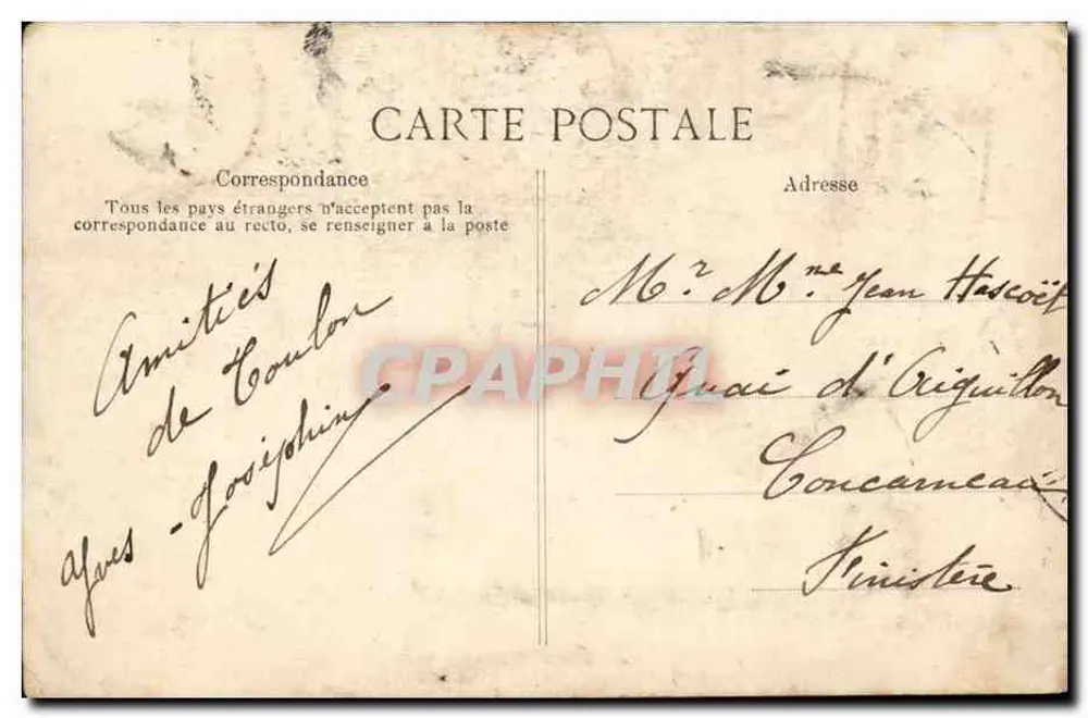 Toulon — Neue Kasernen von Sainte-Anne — Verlag ELD, Nr. 885 - Rückseite