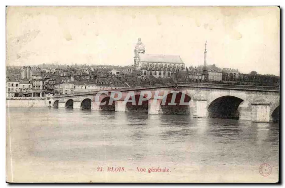 Blois — Vista geral — editor não identificado, n° de série 24 - Frente