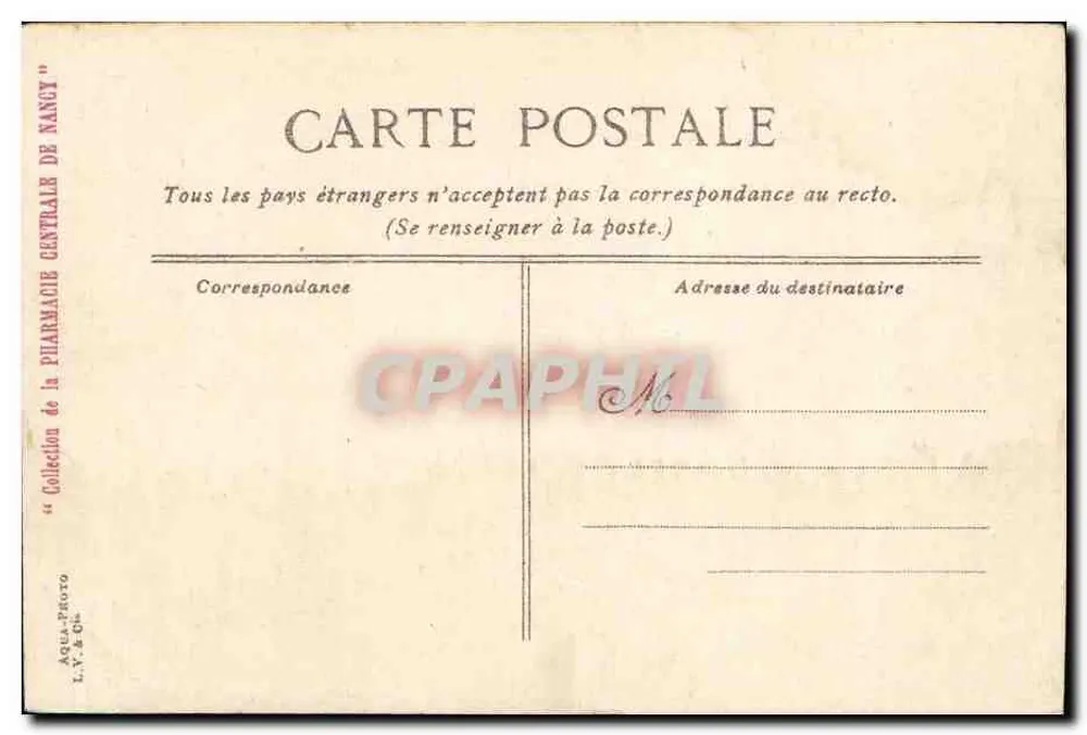 Monte Saint-Michel — O Châtelet — Editor L.V. & Cie - Verso
