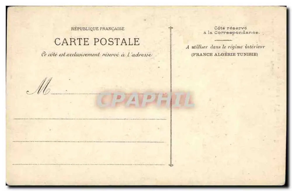 Montpellier - A Igreja de São Roque — Fototip. E. Lacour - Marselha - 1907 - Verso