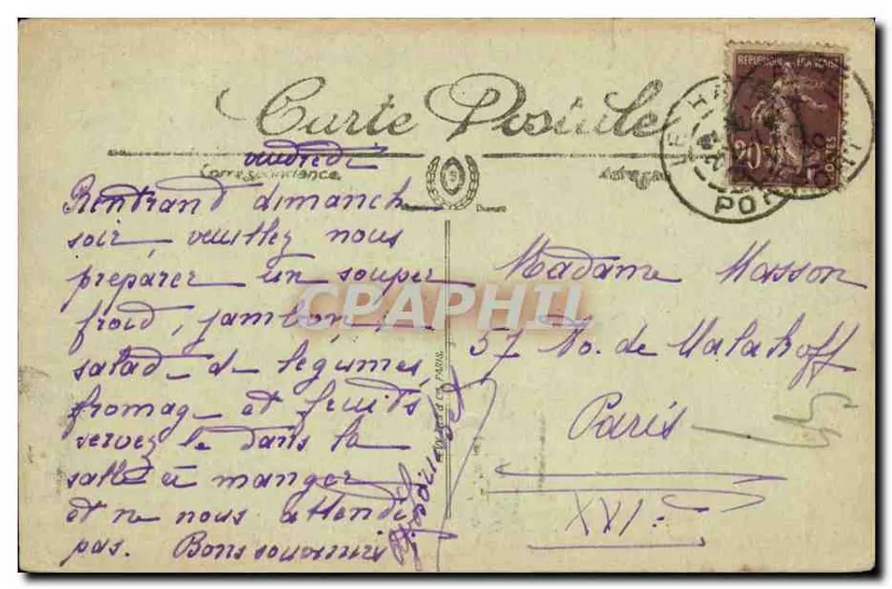 Sainte-Adresse — Vista geral — LL. - Verso
