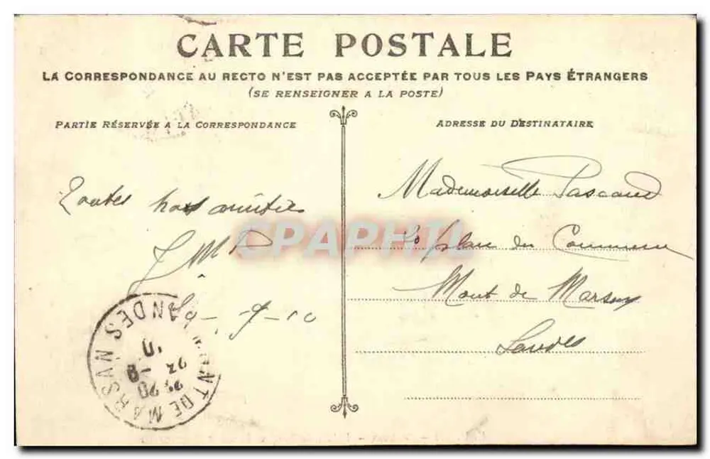 Rouen — Palazzo di Giustizia, Scalinate Monumentale — E.D. 350 - Verso