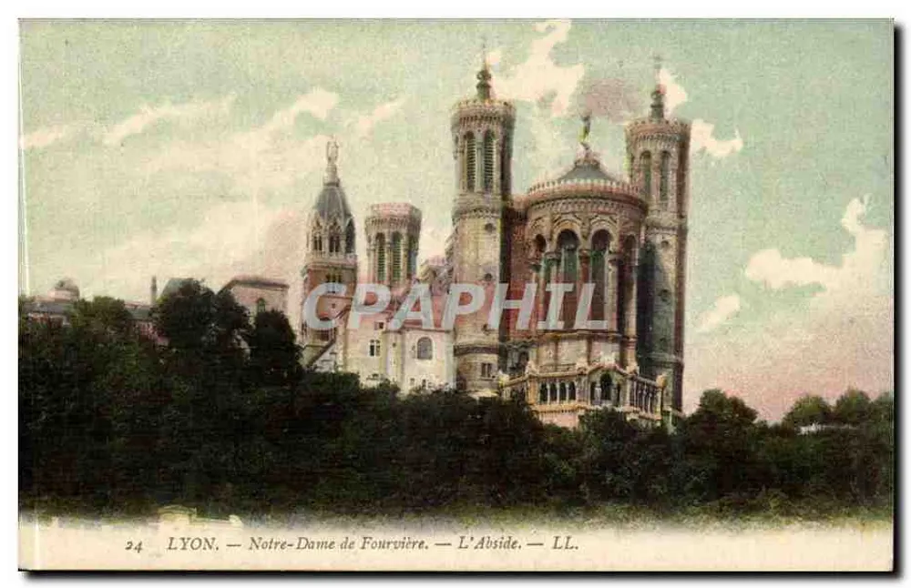 LYON — Notre-Dame de Fourvière — L'Abside — LL. — n°24 - Frente