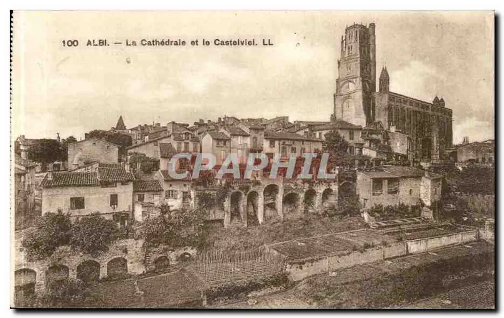 Albi — Die Kathedrale und das Castelviel — LL - Vorderseite