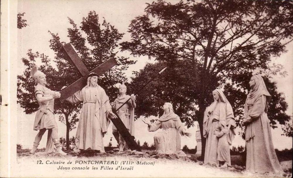Kreuzweg von Pontchâteau — 12. Station: Jesus tröstet die Töchter Israels — J. Nozara, Nantes - Vorderseite
