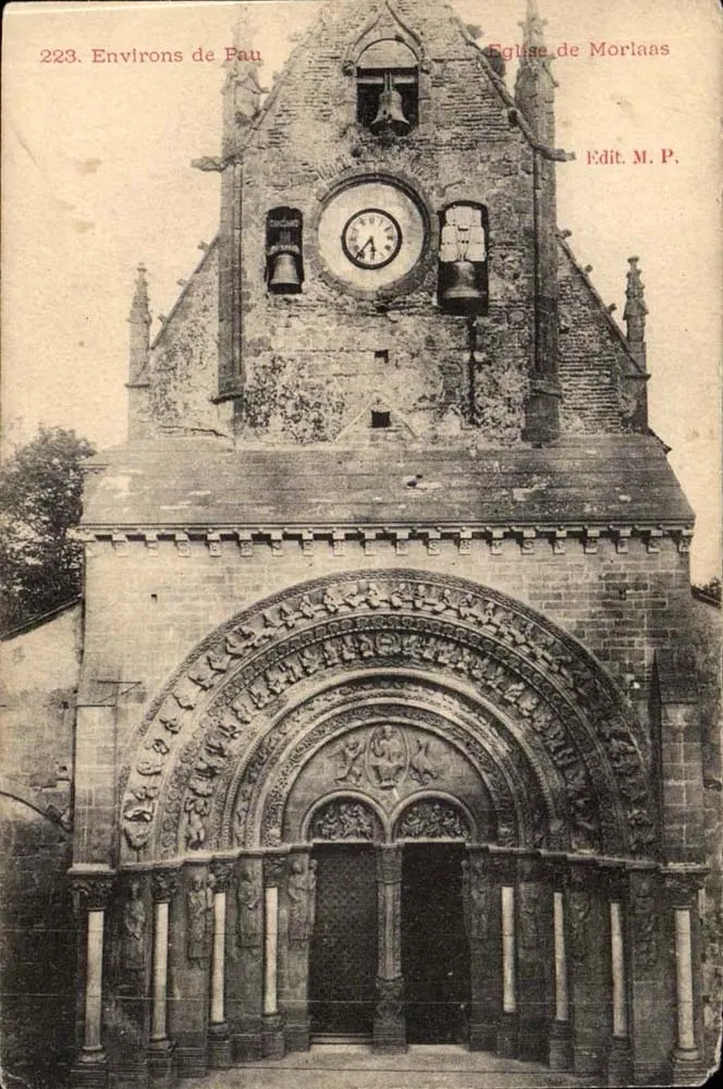 Igreja de Morlaàs — Arredores de Pau — Edit. M. P. - Frente