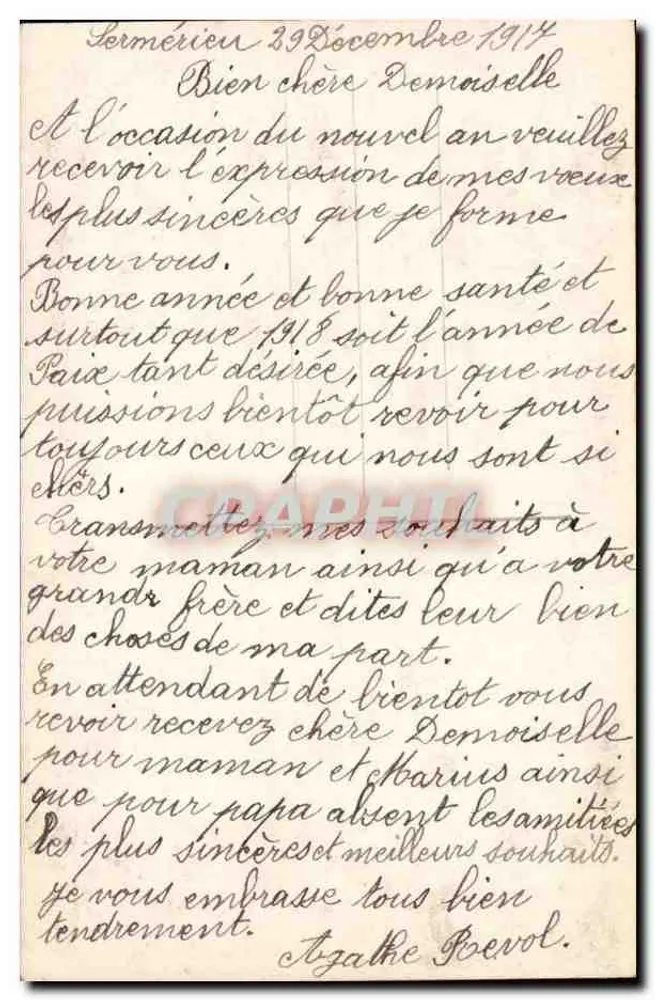 Vila nevada — Boa Ano — DIX 603 - Verso