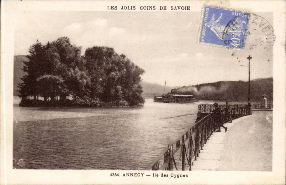 Annecy — Insel der Schwäne — Les Jolis Coins de Savoie, Ausgabe ABEM, Nr. 4354 - Vorderseite