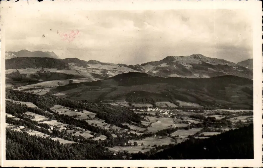 Ausblick auf das Tal Boege — Pointe des Brasses — Éditions G. Mauchet, Annecy - Vorderseite