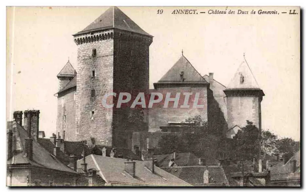 Annecy — Schloss der Herzöge von Genevois — LL. n°19 - Vorderseite