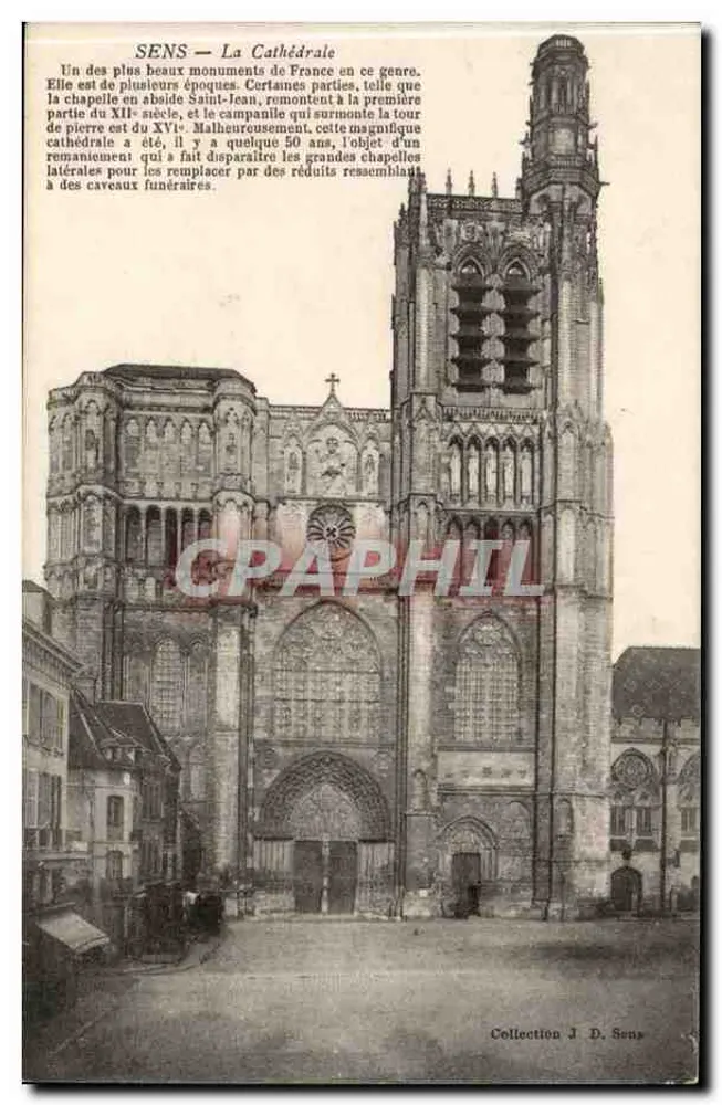 Sens — A Catedral — Coleção J. D. Sens - Frente