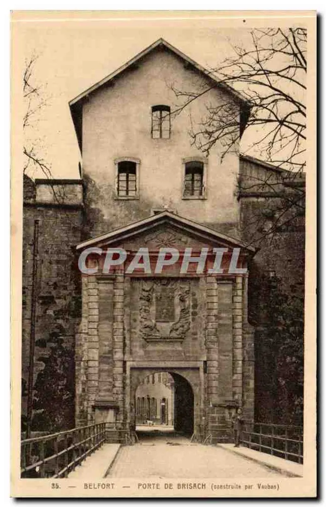 Belfort — Porte de Brisach (gebaut von Vauban) - Vorderseite