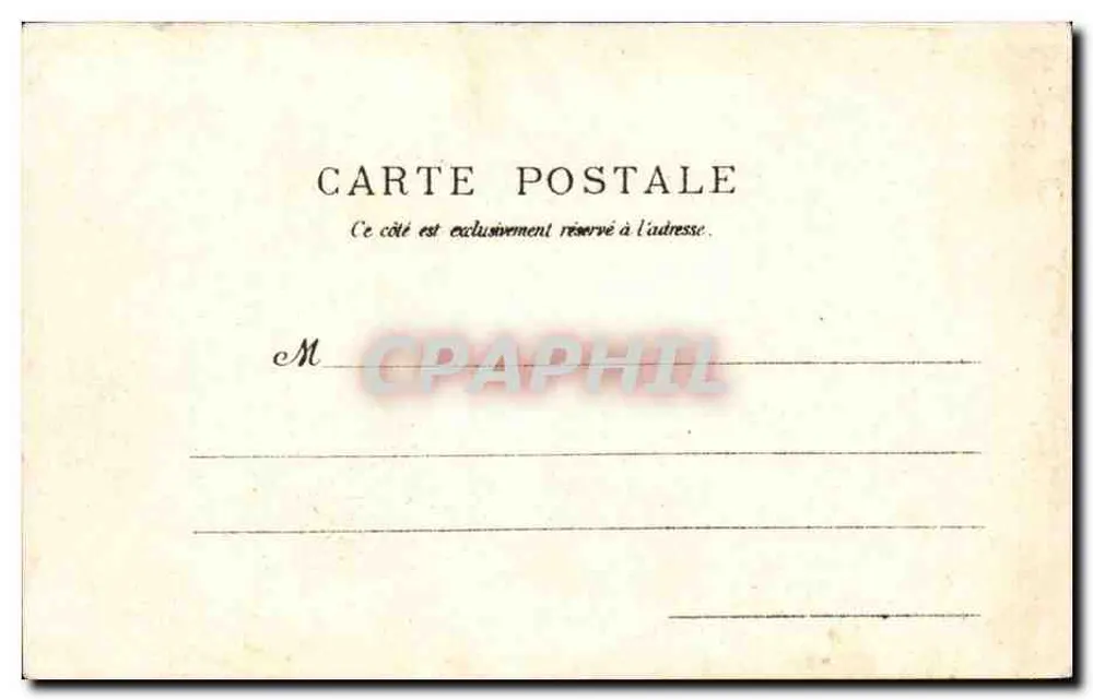 Vézelay - Seitenportal der Kirche der Madeleine — Sammlung J. D., in Sens - Rückseite