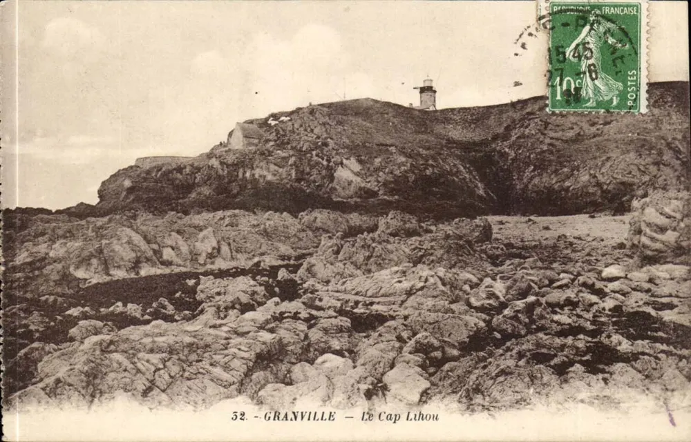 Granville — O Cabo Lihou — Edição E. Leclercqey, n.º 52 - Frente
