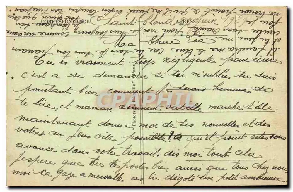 Paris - Praça da Ópera - Vista geral — L'ADEILLE, Paris, n° 199 - Verso