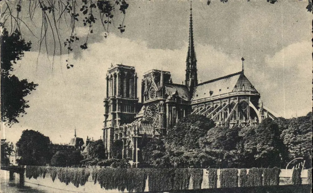 Notre-Dame de Paris — Abside — Edições de Arte GUY, n°126 - Frente