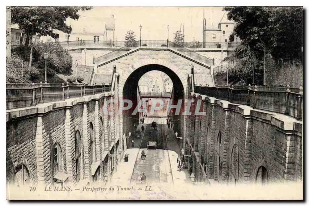 Le Mans — Perspectiva do Túnel — LL. n°70 - Frente