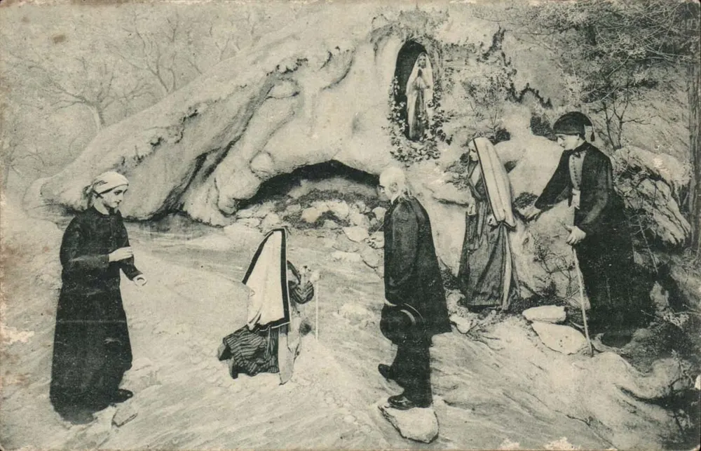 Bernadette Soubirous — O Milagre da vela - Frente