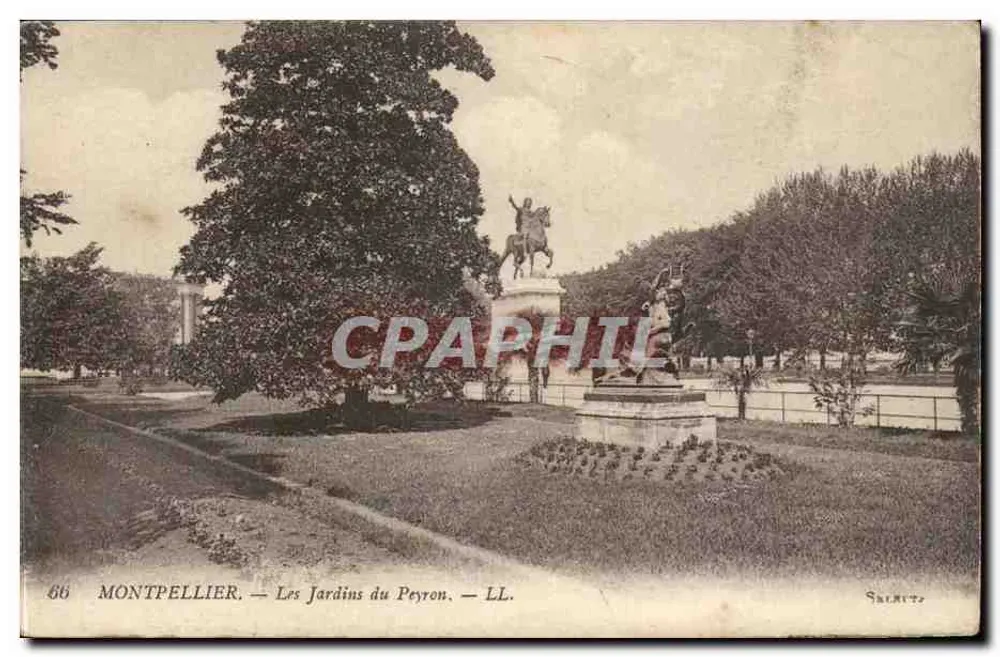 Montpellier — Jardins do Peyron — LL. - Frente