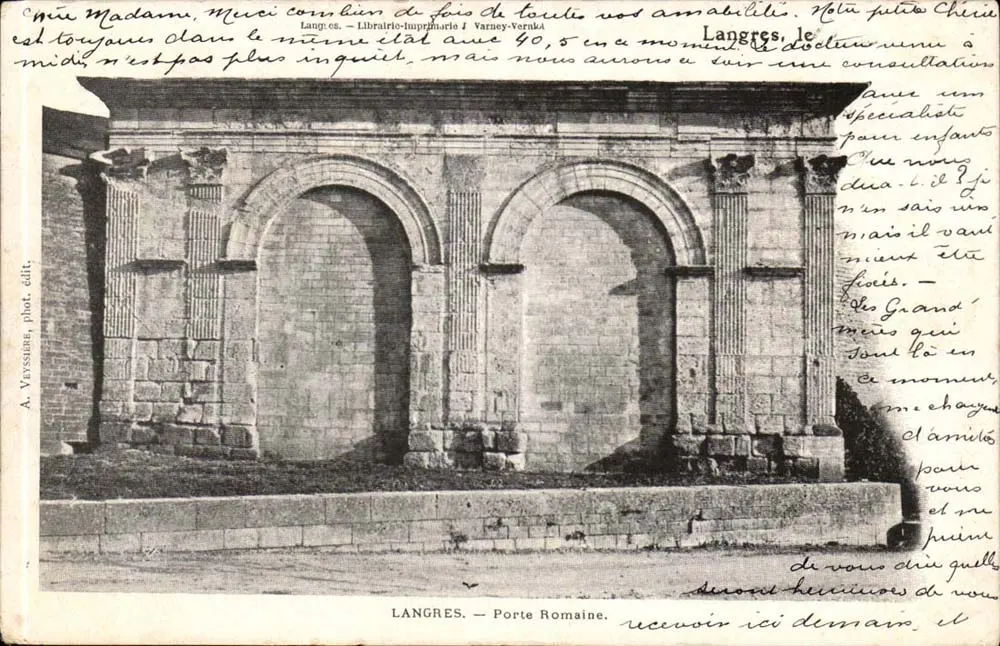 Langres — Porta Romana — A. Veysserie, fot. edit. - Frente