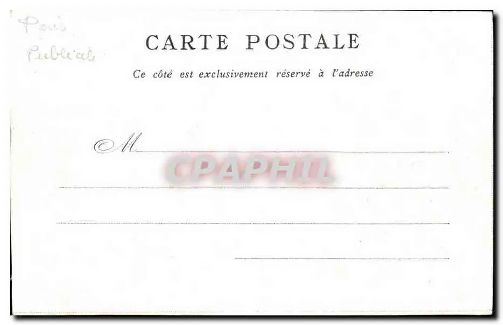 Sint-Germain-l'Auxerrois — Éditée par le Bon Marché — Paris - Verso