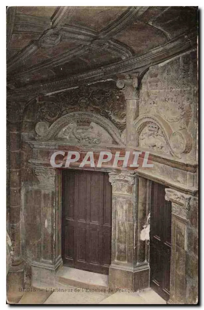 Blois — Innenansicht der Schule von François I — Verlag: P. Baudry - Vorderseite