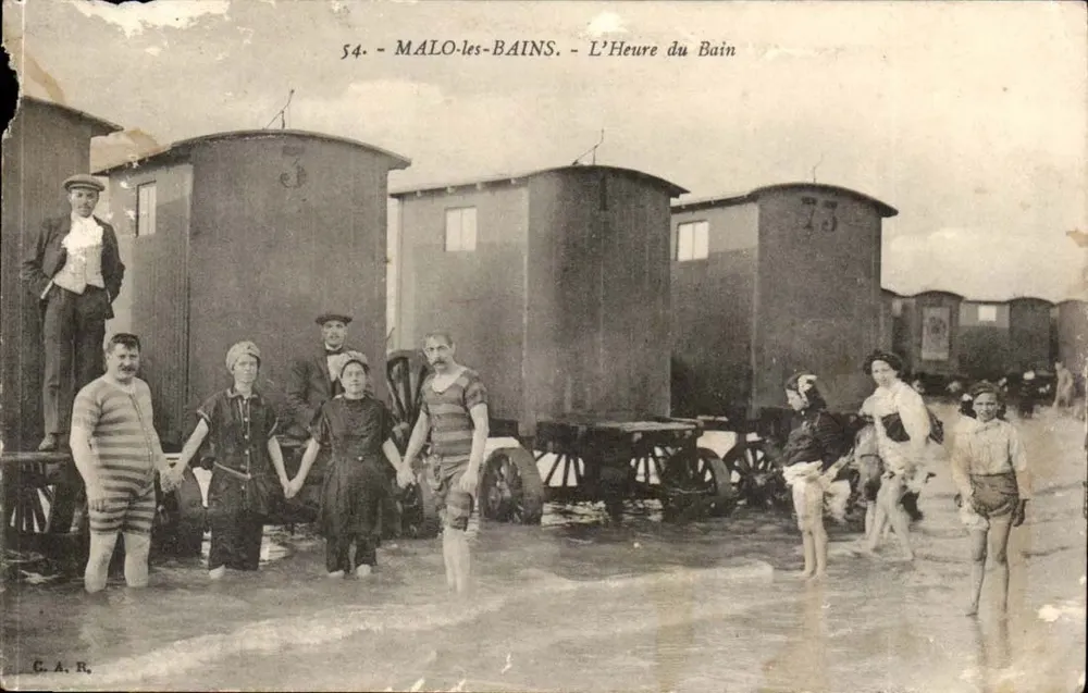 Malo-les-Bains - A Hora do Banho — C.A.R. n°54 - Frente