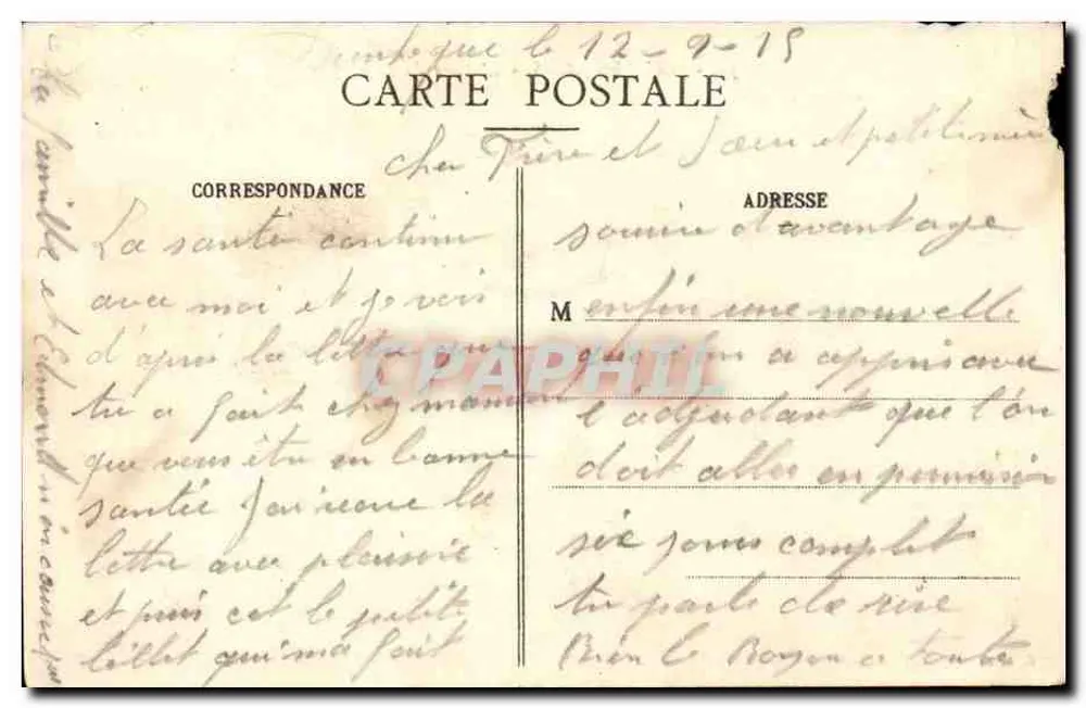 Malo-les-Bains - A Hora do Banho — C.A.R. n°54 - Verso