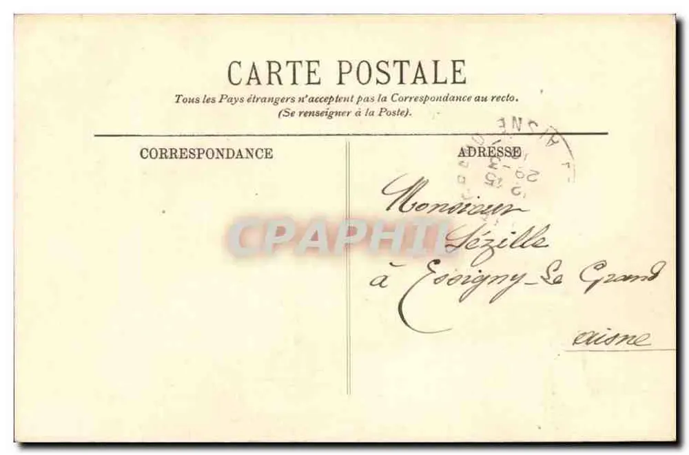 Reims — A Catedral — LL. - Verso
