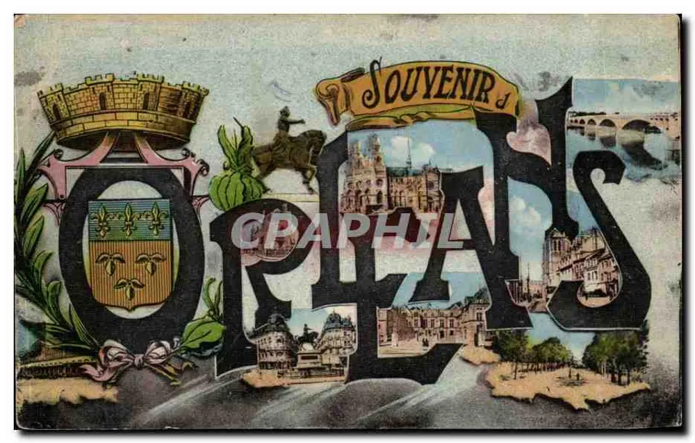 Orléans — Lembrete — editor desconhecido, número de série não visível - Frente