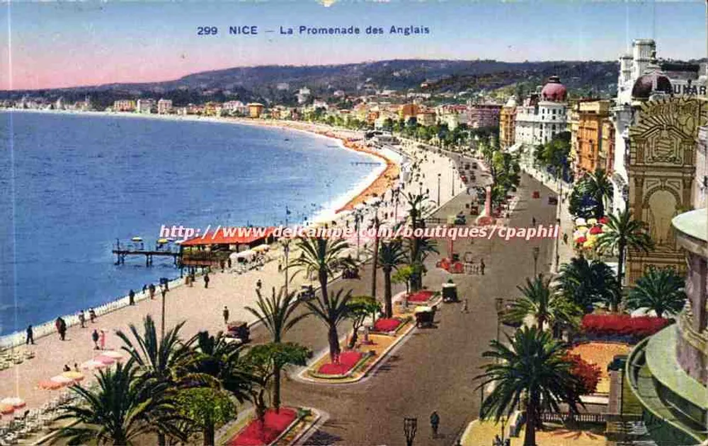 NICE — La Promenade des Anglais — Éditions Lévy et Neurden, n° 299 - Voorkant