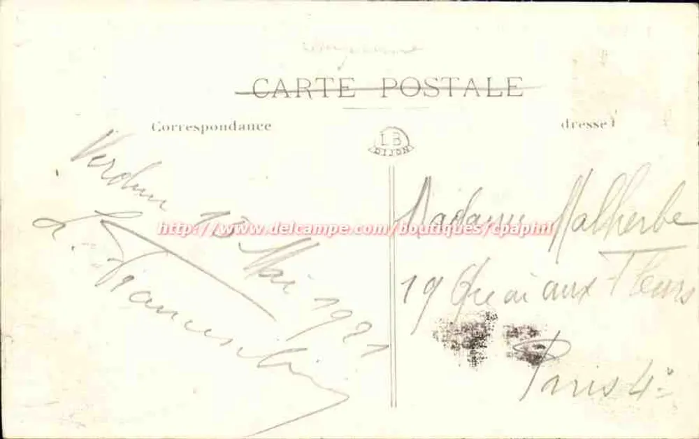 Verdun — Das Theater und die Kathedrale — Édition L.B. Édition - Rückseite