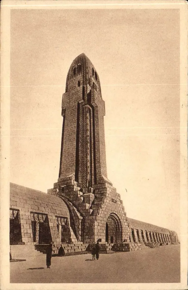Douaumont — Leuchtturm des Ossuaires — Photo-Verdin-Ausgabe - Vorderseite