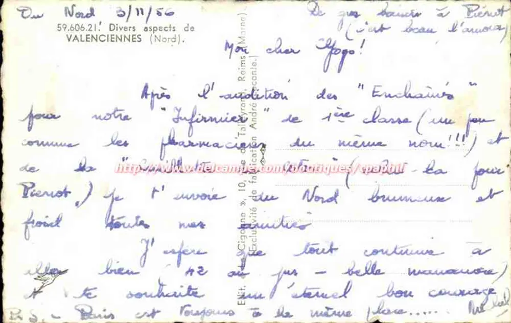 Diversos aspectos de Valenciennes — Éd. La Gigoine - Verso